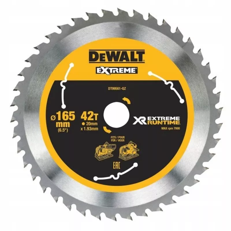 DeWALT DT99561-QZ kotúčový pílový list 16,5 cm 1 kus