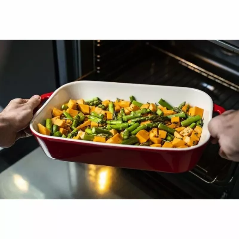ZWILLING keramická obdĺžniková pekáčová súprava 3 ks, červená, max. 300°C