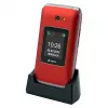 Flip telefón Olympia VITUS 4G — 2,8 palca (7,11 cm) LCD, Bluetooth, FM rádio, 147 g, červený