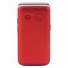 Flip telefón Olympia VITUS 4G — 2,8 palca (7,11 cm) LCD, Bluetooth, FM rádio, 147 g, červený
