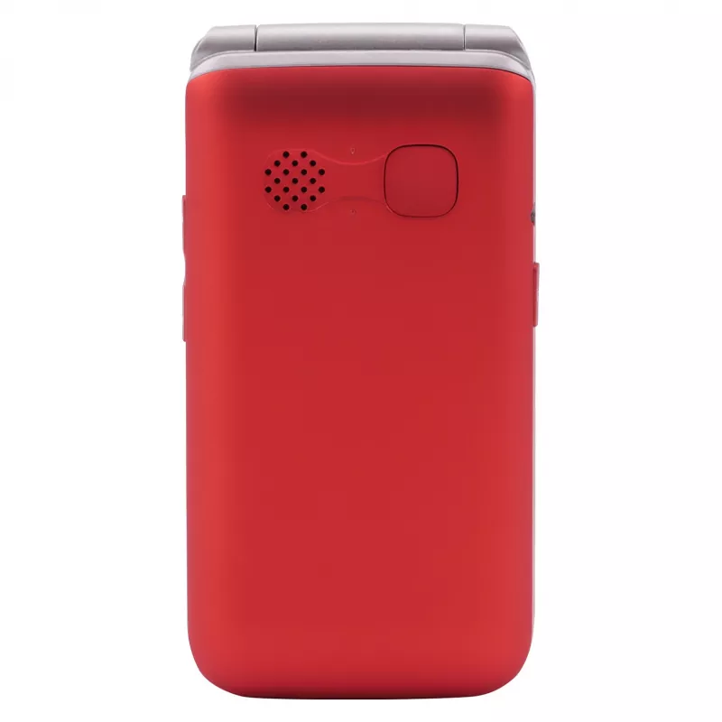 Flip telefón Olympia VITUS 4G — 2,8 palca (7,11 cm) LCD, Bluetooth, FM rádio, 147 g, červený