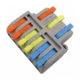 Interiérový káblový konektor Synergy21 S21-COMP-250224 — 3 vstupy, 6 výstupov