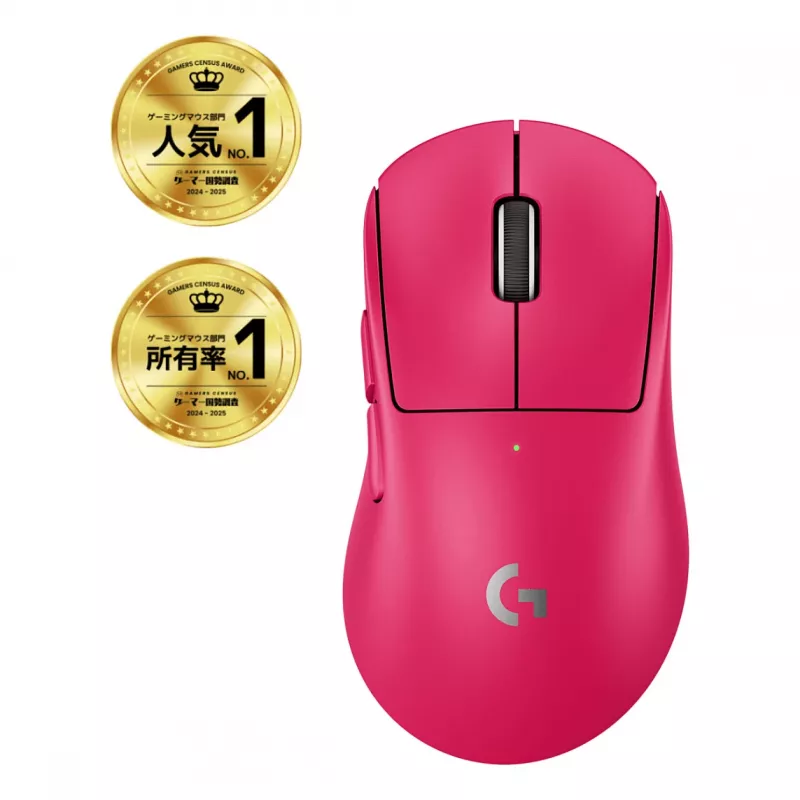 Myš Logitech G 910-007374 pre pravákov RF Wireless optická 44.000 DPI 1 ms 5 tlačidiel purpurová