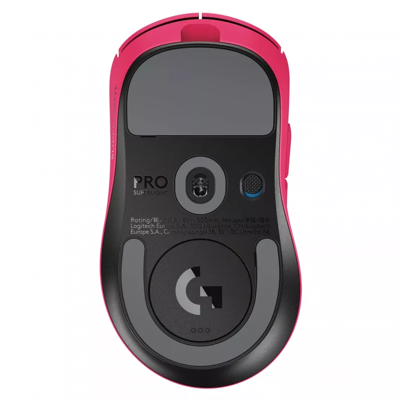 Myš Logitech G 910-007374 pre pravákov RF Wireless optická 44.000 DPI 1 ms 5 tlačidiel purpurová