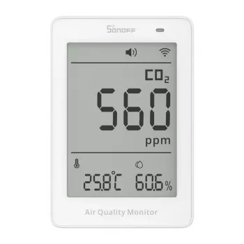 Sonoff AirGuard CO2 SAWF-08P WiFi LCD merač kvality vzduchu