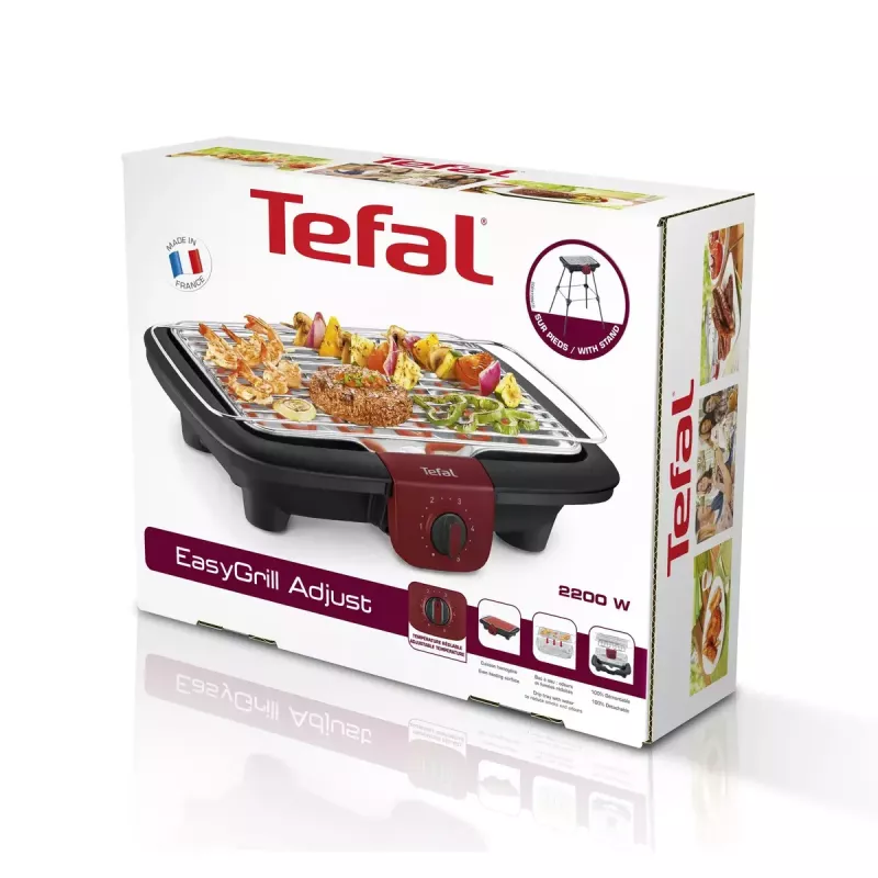 Stolný elektrický gril Tefal BG90F5 čierna nerez 2300W