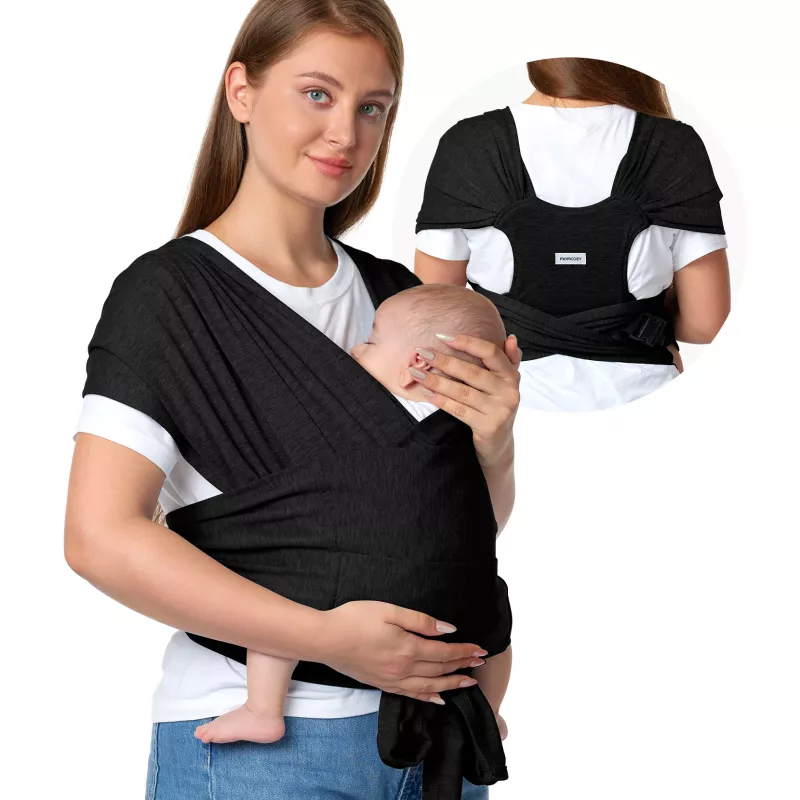 Nosítko na dieťa Momcozy Baby Wrap čierne | nosítko |