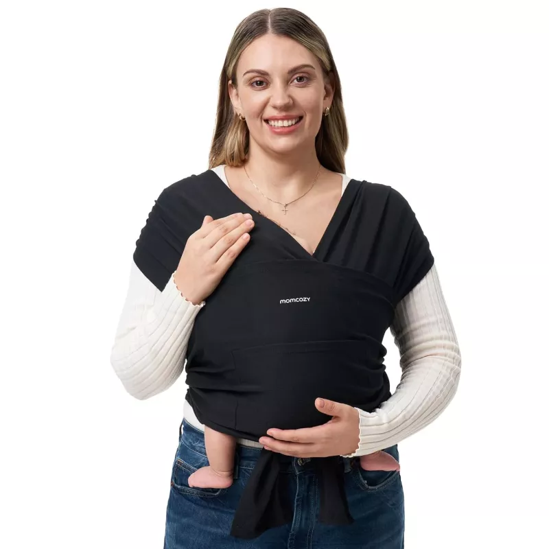 Nosítko na dieťa Momcozy Baby Wrap čierne | nosítko |