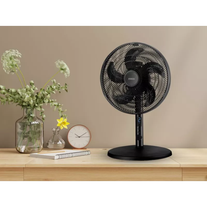 Noveen F535 X-Line 2-in-1 stojanový a stolový ventilátor, 40 cm, čierny