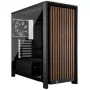 CORSAIR Mid-Tower PC skriňa FRAME 4000D RS Wood – čierna/orech