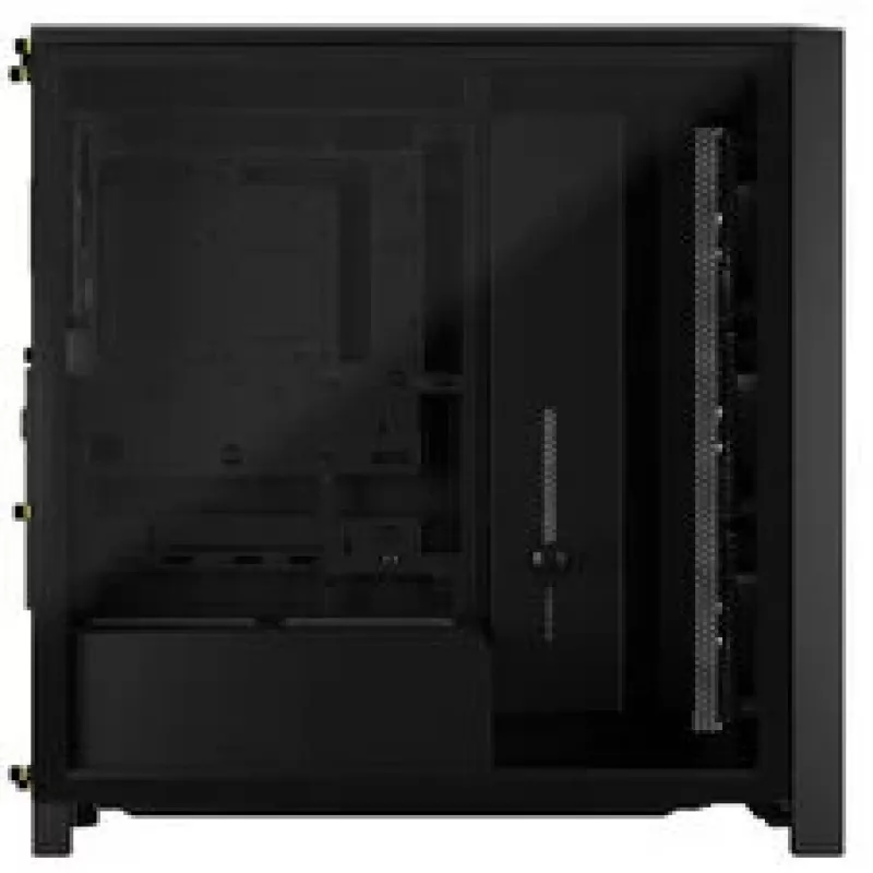 CORSAIR Mid-Tower PC skriňa FRAME 4000D RS Wood – čierna/orech