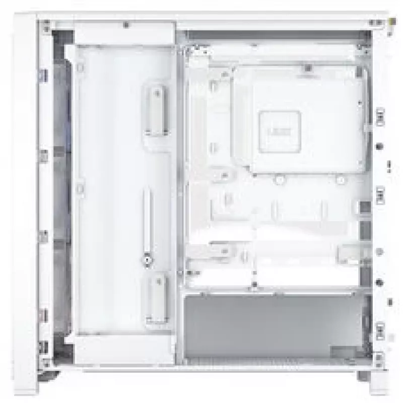 Corsair FRAME 4000X RS Mid-Tower PC skriňa, tvrdené sklo, biela