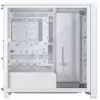 Corsair FRAME 4000X RS Mid-Tower PC skriňa, tvrdené sklo, biela