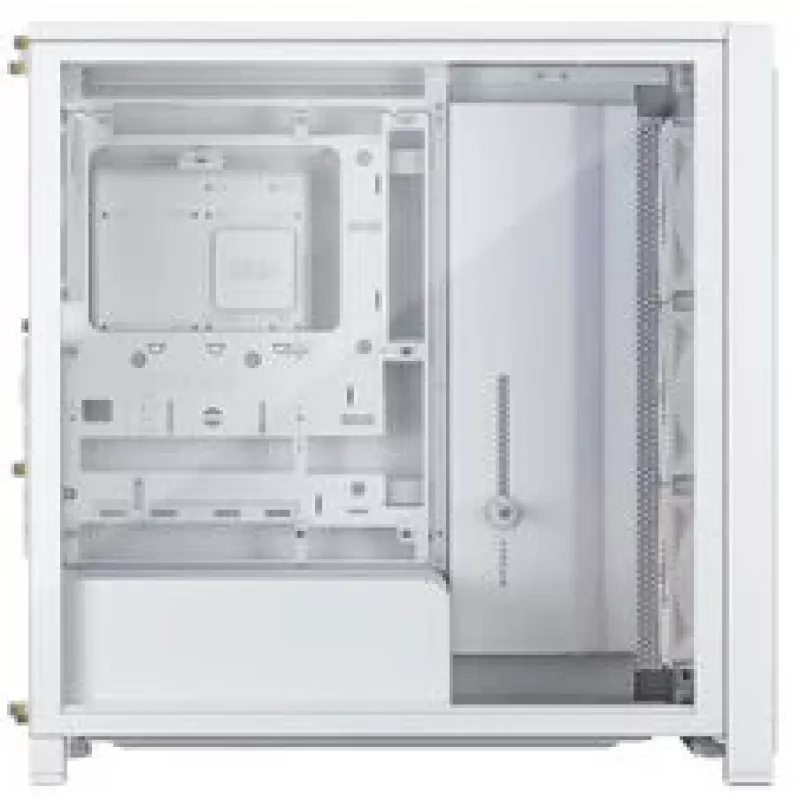 Corsair FRAME 4000X RS Mid-Tower PC skriňa, tvrdené sklo, biela