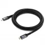EQUIP USB4 Gen 2x2 C–C kábel 3,0m, PD 100W, 4K/60Hz, 20Gbps, čierny