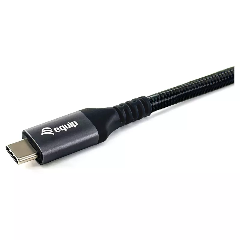 EQUIP USB4 Gen 2x2 C–C kábel 3,0m, PD 100W, 4K/60Hz, 20Gbps, čierny
