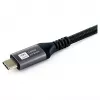 EQUIP USB4 Gen 2x2 C–C kábel 3,0m, PD 100W, 4K/60Hz, 20Gbps, čierny