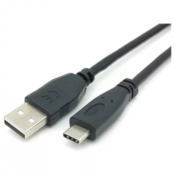 EQUIP USB 2.0 kábel C na A M/M, 0,3 m, USB 2.0 480 Mbit/s, niklované kontakty, čierny