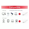 EQUIP USB 3.2 Gen 1 Type-C na Type-C kábel 0,5 m PD 60 W 5 Gbit/s biela
