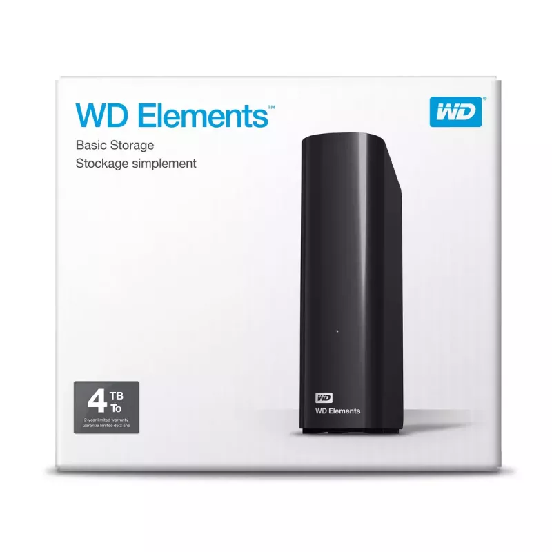 Externý pevný disk Western Digital 4 TB USB 3.2 Gen 1 WDBWLG0040HBK-EESN