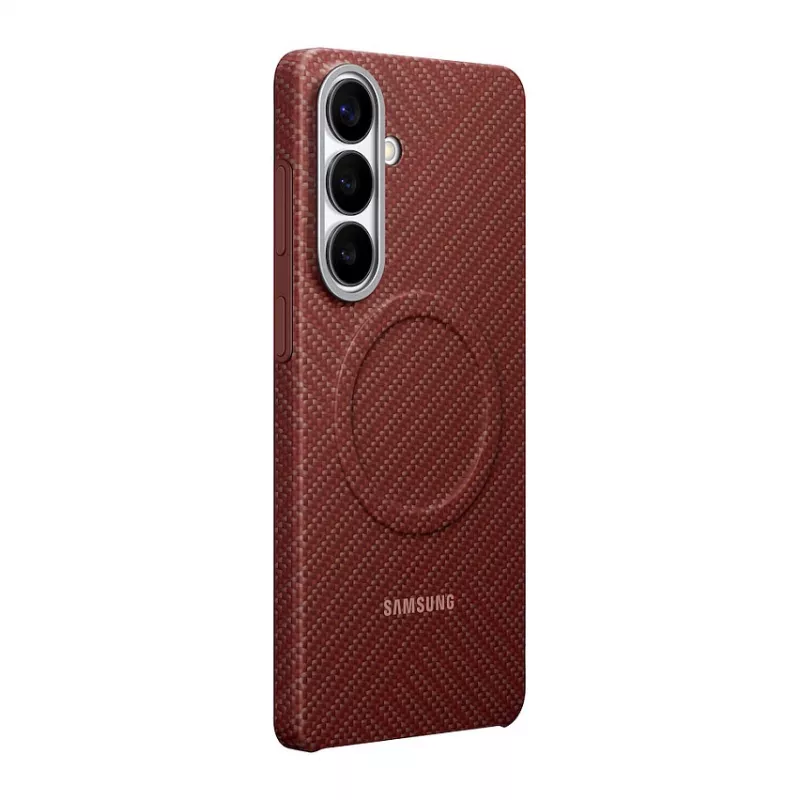 Samsung Carbon Magnet puzdro Galaxy S26+, červená