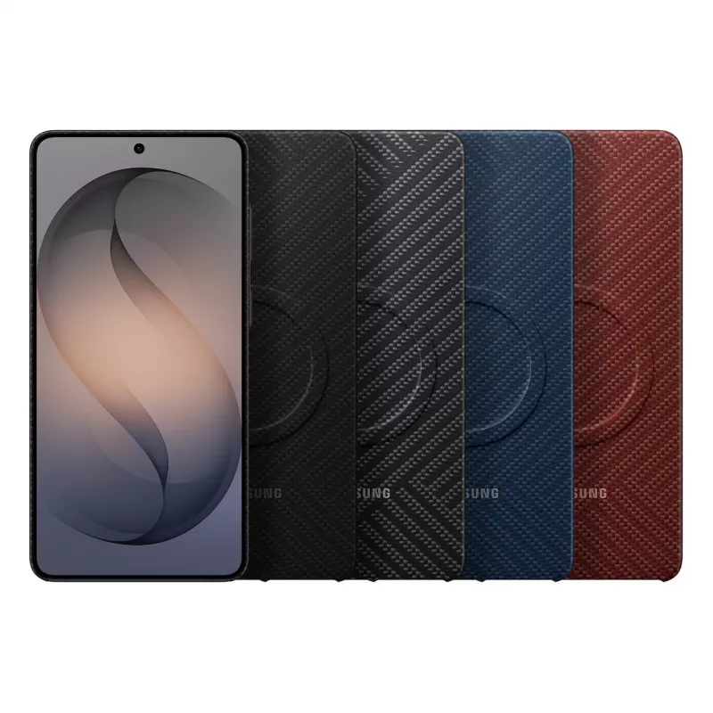 Samsung Carbon Magnet puzdro Galaxy S26+, tmavosivá
