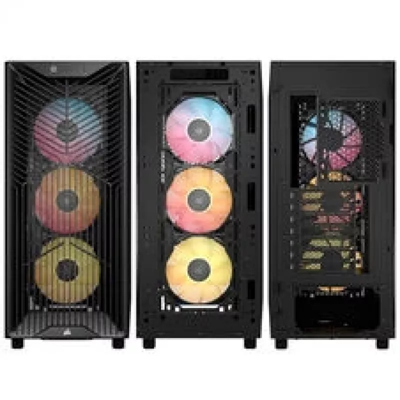 Corsair 3200D RS ARGB Mid-Tower Performance Case Black - skriňa - ATX