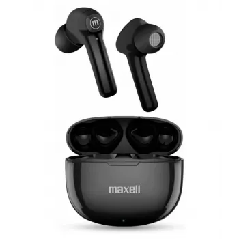 Maxell Dynamic+ bezdrôtové slúchadlá s nabíjacím puzdrom Bluetooth čierne