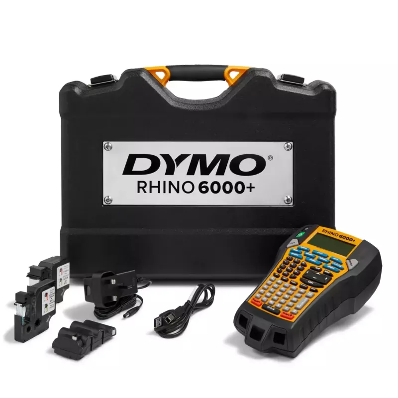 DYMO RHINO 6000+ ABC CASE UK termotransfer termotlač čierna žltá