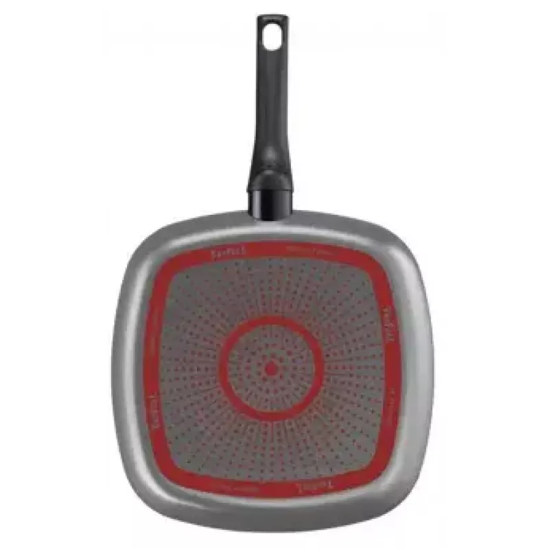 Grilovacia panvica Tefal Easy Plus B5694053 hranatá sivá 260 mm