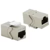 Keystone modul Helos 304268 plochý strieborný RJ-45