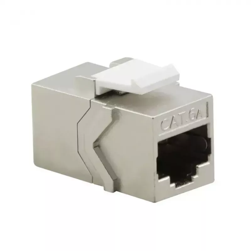 Keystone modul Helos 304268 plochý strieborný RJ-45