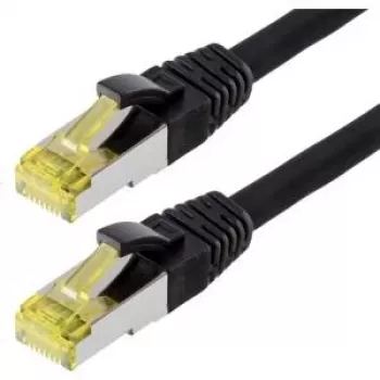 Sieťový kábel Helos 118125 čierny 10m Cat6a S/FTP