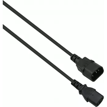 Predlžovací napájací kábel helos 262659 IEC 60320 C13 na C14 250V 1m