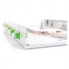 Optická zváracia krabica DIGITUS DN-96330/9APC 1U, osadená 6x LC-APC DX, OS2, polymér/oceľ, svetlosivá