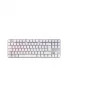 Mechanická herná klávesnica Cherry MX 8.2 TKL Wireless RGB – Tenkeyless, RF + Bluetooth, AZERTY, 88 klávesov, biela