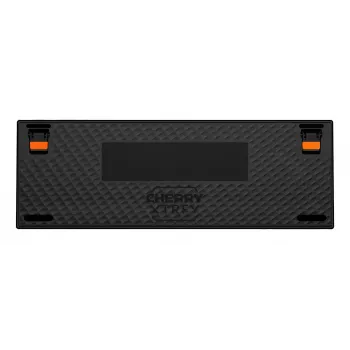 Mechanická herná klávesnica Cherry K5 Pro TMR Compact — 65% QWERTY US, káblová USB, RGB, čierna/oranžová