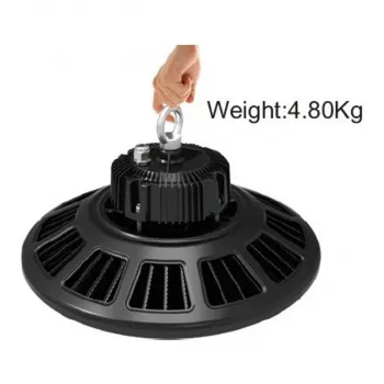 Synergy 21 LED bodové závesné svietidlo UFO 100W pre priemyselné/skladové haly nw 90°