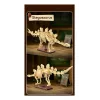 Stavebnica Jamara CaDA dinosaurus fosília Stegosaurus — 297 dielov, vek 8+, béžová/hnedá