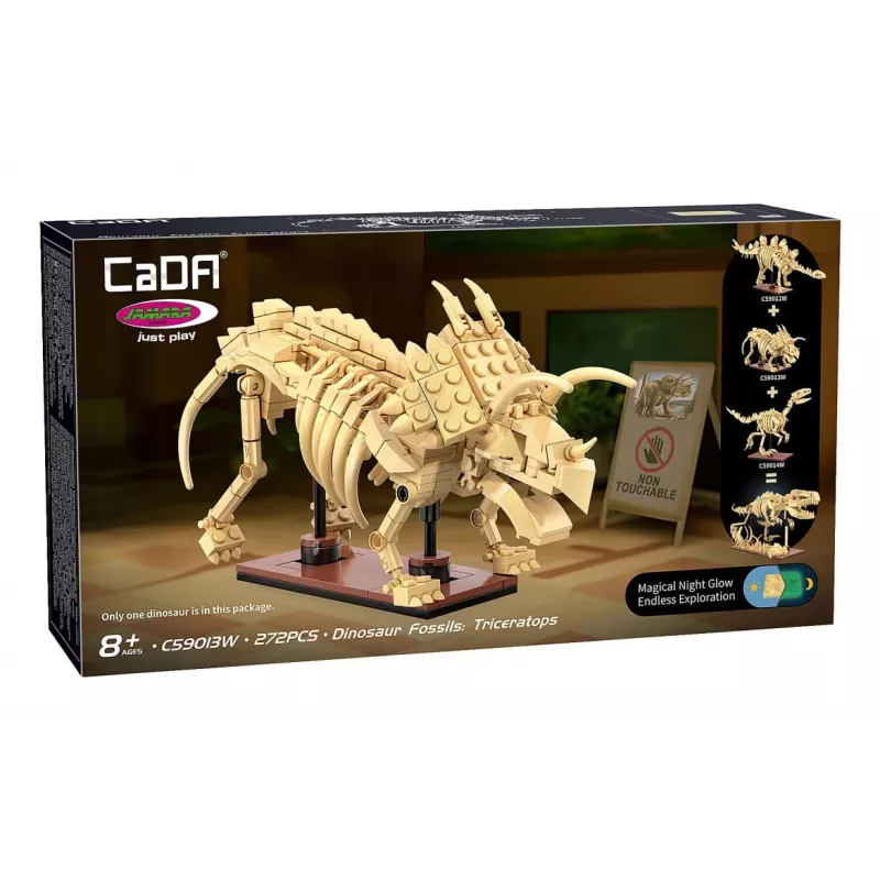 Stavebnica Jamara CaDA dinosaurus fosília Triceratops stavebnica – 272 dielov, od 8 rokov