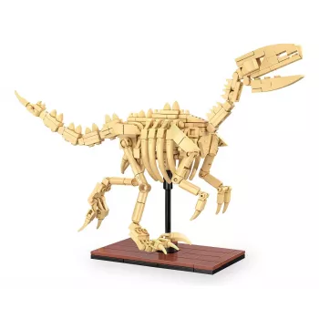 Stavebnica Jamara CaDA dinosaurus fosília Velociraptor — 256 dielov, vek 8+, béžová/hnedá