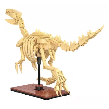Stavebnica Jamara CaDA dinosaurus fosília Velociraptor — 256 dielov, vek 8+, béžová/hnedá