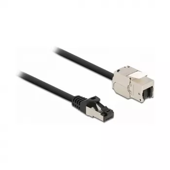Kábel RJ45 konektor samec na Keystone modul RJ45 konektor samica DeLOCK 87029