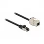 Kábel RJ45 konektor samec na Keystone modul RJ45 konektor samica DeLOCK 87029