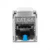 Kábel RJ45 konektor samec na Keystone modul RJ45 konektor samica DeLOCK 87029