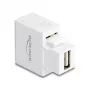 Nástenný Keystone modul DELOCK s USB-A nabíjacím konektorom 5W biely