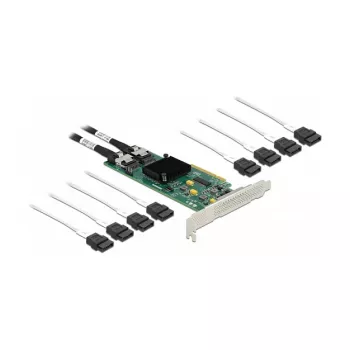 DeLOCK 8-násobná SATA PCI Express x8 karta s prepojovacím káblom