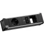 Zásuvkový blok Bachmann CONI s 1x CEE 7/3 zásuvkou, 1x USB-C PD 45W, 1x sieťovým pripojením, 0,2 m kábel