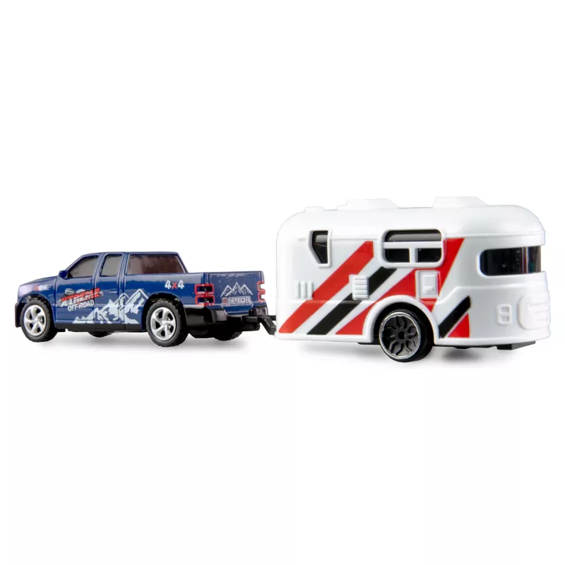 RC Pickup Amewi 22680 1:64 RTR s prívesom, modrá