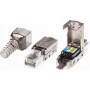 ATEN RJ-45 (J-45) samec vodičový konektor 2A-245G, strieborný, pre Cat6A kabeláž